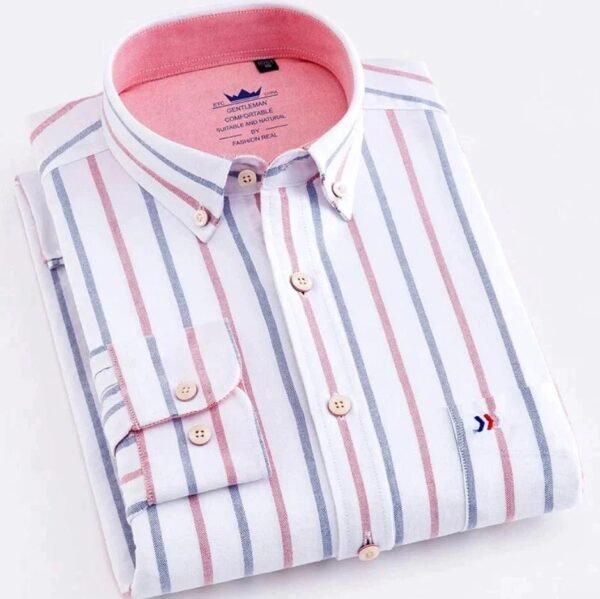 Premium Cotton Check Slim Fit Men Shirt