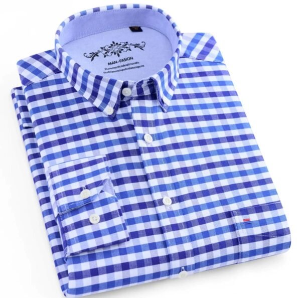 Men's Premium Cotton Check Shirt
