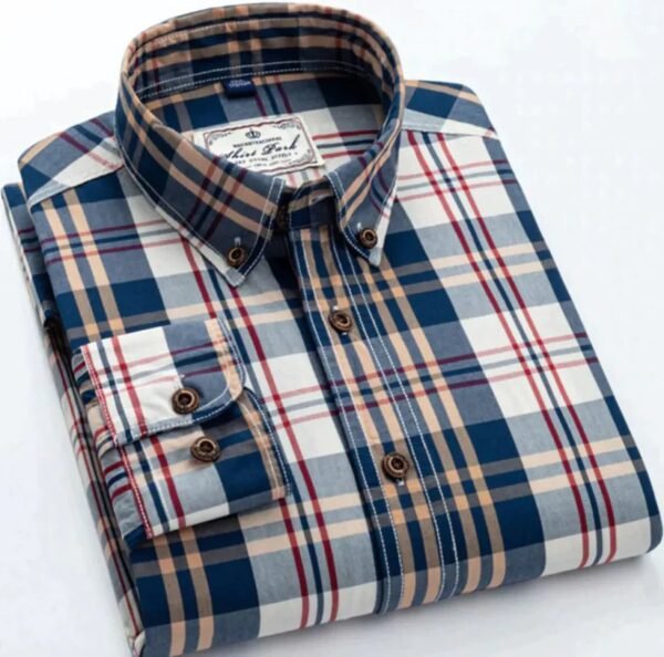 Men's Premium Cotton Check Shirt
