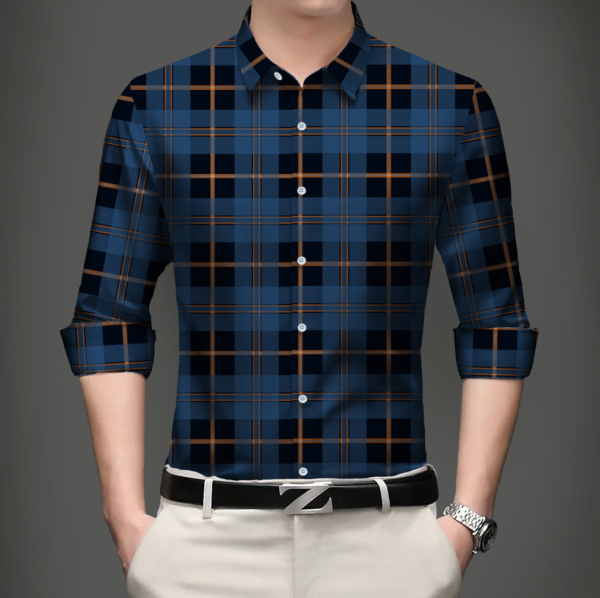 Men's Premium Cotton Full Sleeve Shirt