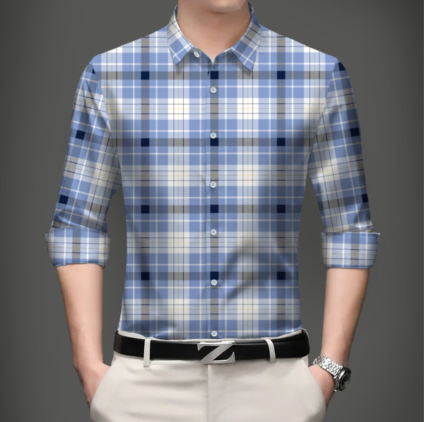 Men's Premium Cotton Check Shirt