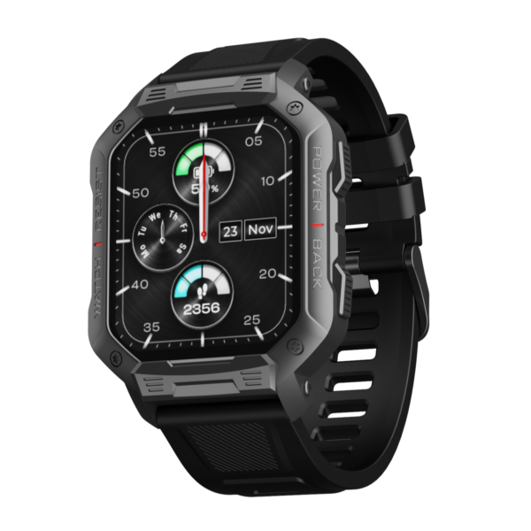 Wave Force | Rugged Display Smartwatch With Bt Calling