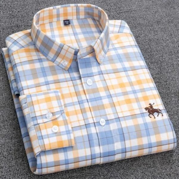 Men's Premium Cotton Check Shirt