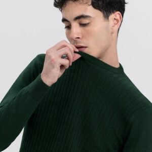 Cordial Green Ribbed T-shirt