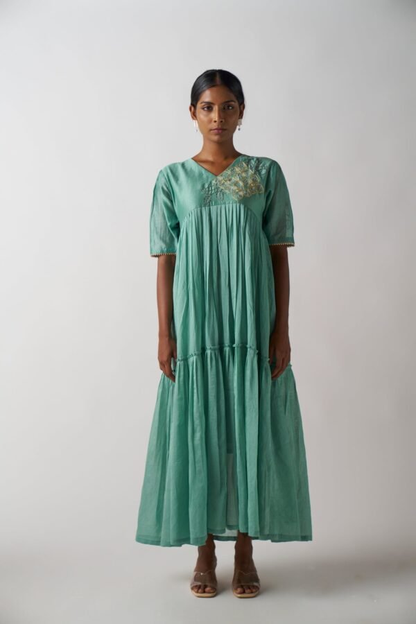 Sage Green Tired Dress