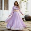Lavender Gota Lehenga Choli Set