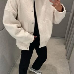 Hella O neck winter bomber jacket