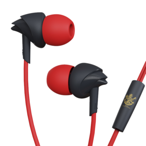 Bassheads 00 Rcb Edition | Limited Edition Rcb Design Wired Earphones, 0Mm Dynamic Drivers, In-Line Microphone