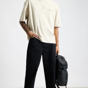 Casual Black Men's Straight Jeans