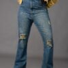 Curve Vintage Blue Stretch Bootcut Jeans