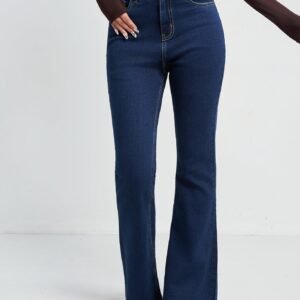 Indigo Navy Flare Fit Jeans