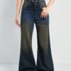 Desert Blue Dust Wide Leg Jeans
