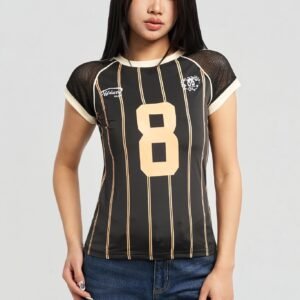 The Playfield Mesh Sleeve Top