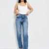 Sleek Tailored Straight Fit Jeans