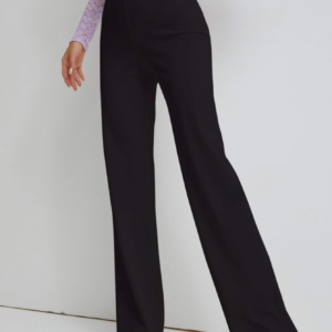 Premium Stretch High Waist Straight Leg Trousers
