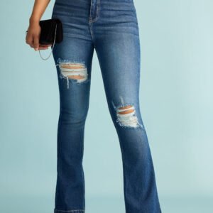 Vintage Sky Distress Women's Bootcut Jeans