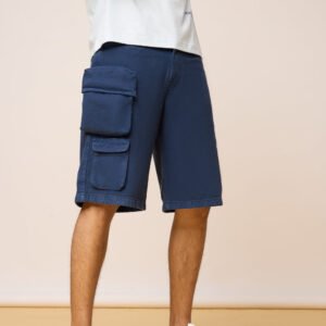 Men's Essential Navy Blue Cargo Shorts