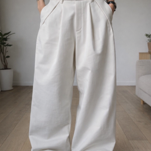 Street Cast Relaxed Wide Trousers