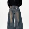 Antique Blue Baggy Japan Fit Jeans
