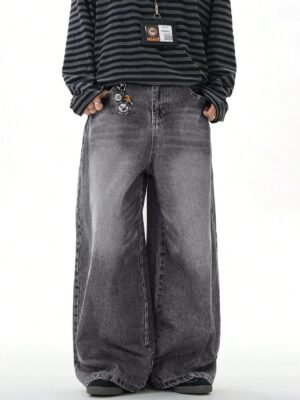 Iron Grey Japan Baggy Jeans