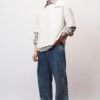 Inked Blue Men's Baggy Straight Jeans