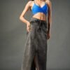 Eclipse Night Mid Slit Maxi Skirt