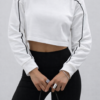Cloud Contrast Full Sleeve Top