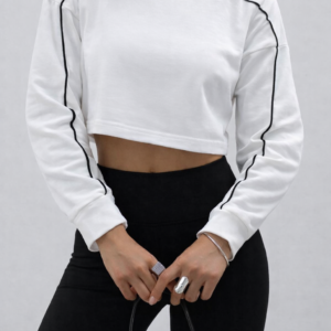 Cloud Contrast Full Sleeve Top