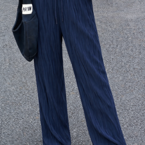 Surface Wave Texture Baggy Joggers