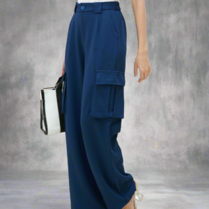 Korean Baggy High Waist Cargo Pants