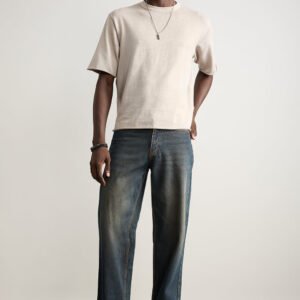 Shaded Indigo Men's Straight Jeans