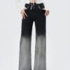 Bare Edge Ombre Wide Leg Jeans