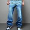 Oh So Blue Shades Loose Straight Fit Jeans