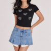 Pearl Heart Baby Tee