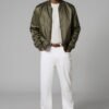 Urban White Men's Slim Straight Jeans