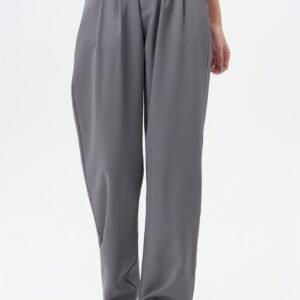 Fossil Grey Korean Relaxed Pants