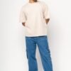 Blue Men's Baggy Straight Cargo Jeans