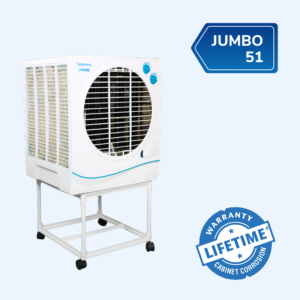 Uksha Jumbo 51 with Trolley | Portable Desert Air Cooler