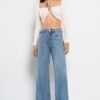 Gradient Tide Blue Wide Jeans