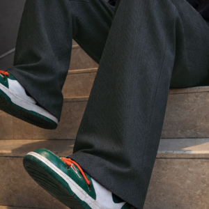 Contemporary Cable Knit Loose Joggers