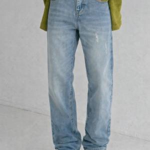 Old Stone Blue Straight Fit Jeans