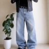 Classic Wash Blue Baggy Fit Jeans