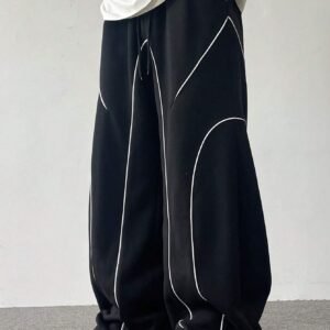 Contrast Curve Baggy Joggers