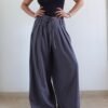 French Flow Pleated Wide Leg Pants