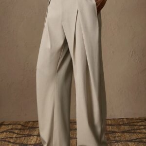 Draped Game Pleated Trouser