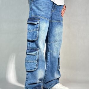 Blue Surge Wide Leg Cargo Jeans