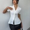 Snatched Fit Collar Shirt