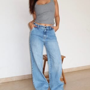 Insta Glam Wide Leg Jeans