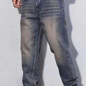Earth Fade Blue Wash Straight Fit Jeans