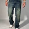 Blue Tinted Super Baggy Jeans